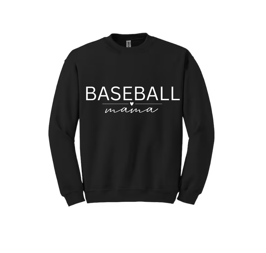 Custom Baseball Mama Sweatshirt, Baseball Sweatshirt