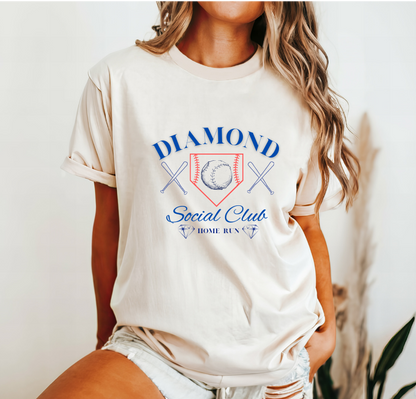 Diamond Social Club, Mom's Baseball Shirt, Baseball Shirt